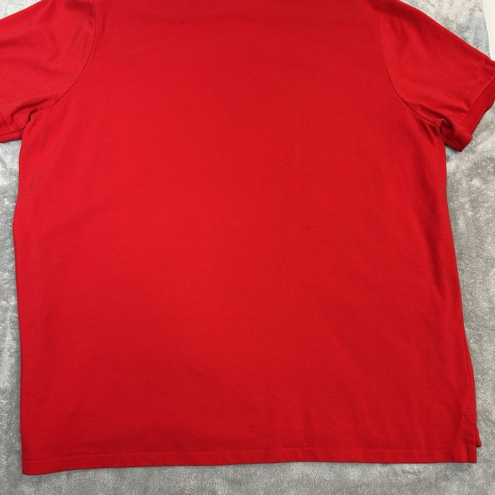Polo Ralph Lauren Men's Big Tall 2XL Red Short Sleeve Classic Fit Polo Shirt - Picture 12 of 16